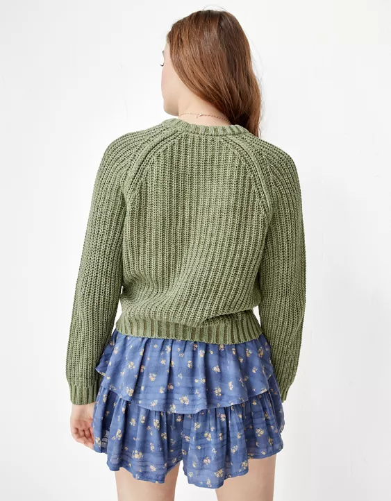 AE Knit Raglan Sweater