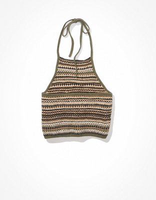 AE Knit Crochet Tank Top