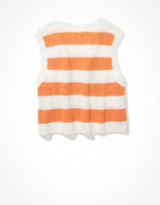 AE Striped Sweater Tank Top