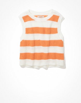 AE Striped Sweater Tank Top