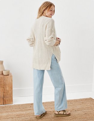 Женские кардиганы American Eagle AE Long-Sleeve Knit Cardigan — фото 2