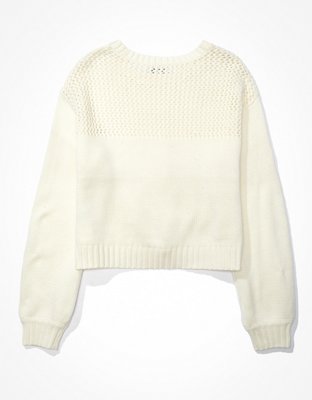 Женские свитеры American Eagle AE Open Weave Sweater — фото 4