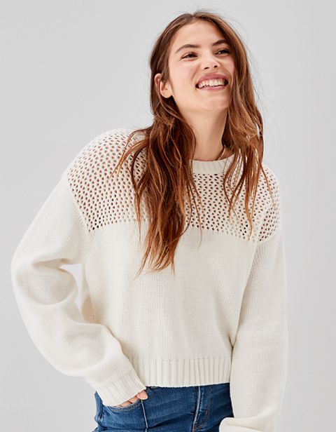 Женские свитеры American Eagle AE Open Weave Sweater