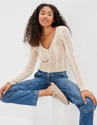 AE Pointelle Cardigan