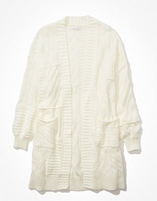 AE Oversized Patchwork Cardigan