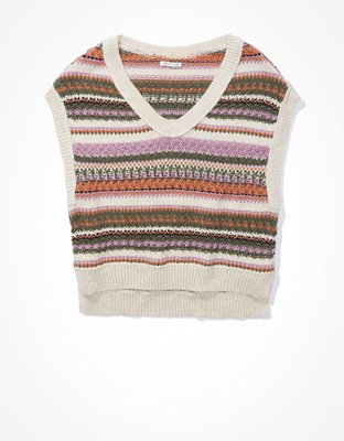 Женские свитеры American Eagle AE Oversized Sweater Vest — фото 3