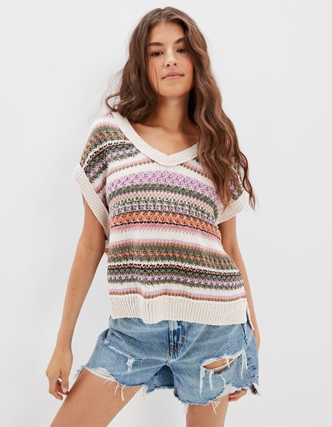 Женские свитеры American Eagle AE Oversized Sweater Vest