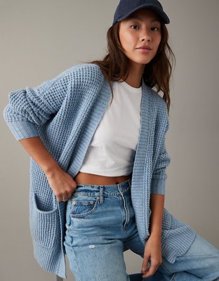 Womens Cardiagns Womens Long Sleeve Open Front Knit Crop Cardigan Sweater  Boyfriend Cardigan Women at  Women’s Clothing store