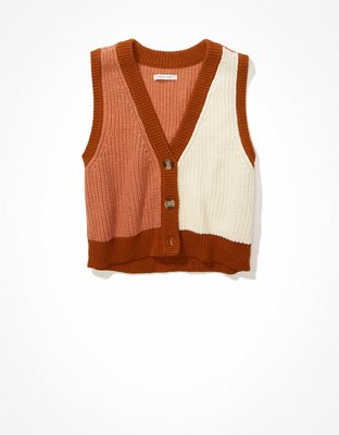 AE Cropped Sweater Vest