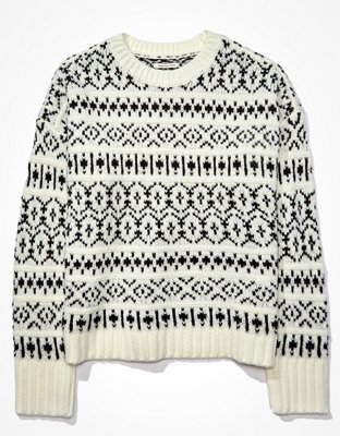 AE Fair Isle Crew Neck Sweater