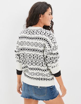 AE Fair Isle Crew Neck Sweater