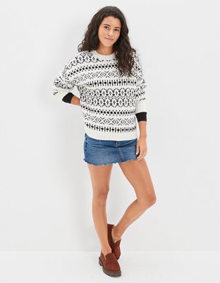AE Fair Isle Crew Neck Sweater