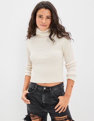 American eagle 2025 black turtleneck