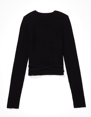 AE Ballet Wrap-Around Sweater