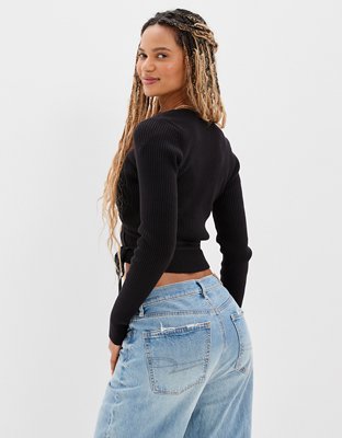 AE Ballet Wrap-Around Sweater