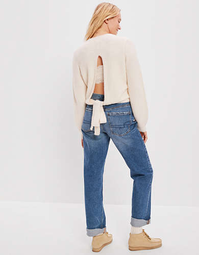 AE Backless Bow Sweater