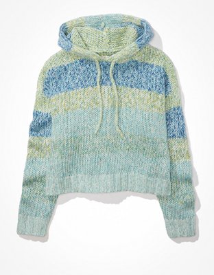 AE Striped Hoodie Sweater