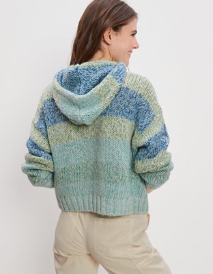 AE Striped Hoodie Sweater