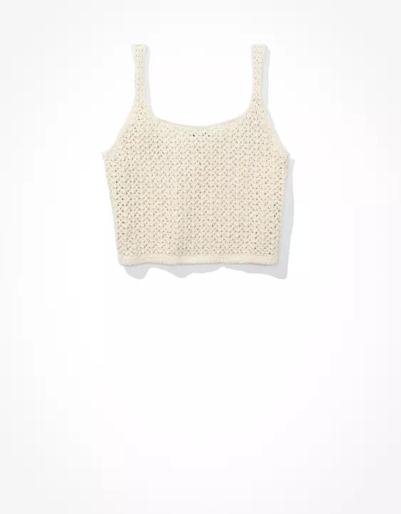 AE Button-Front Sweater Cami