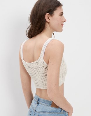 Женские свитеры American Eagle AE Button-Front Sweater Cami — фото 2