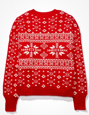 AE Fair Isle Crew Neck Sweater