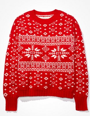 AE Fair Isle Crew Neck Sweater