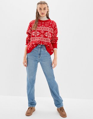 AE Fair Isle Crew Neck Sweater