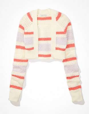 AE Knit Tube Top  Shrug Cardigan Set