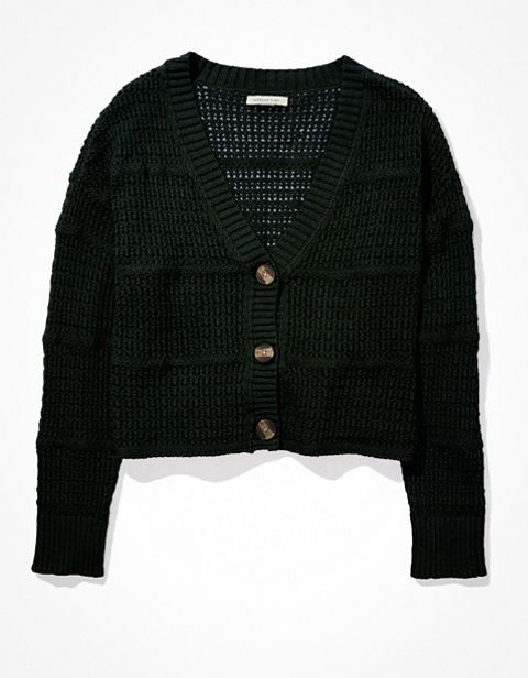 Женские кардиганы American Eagle AE Cropped Knit Cardigan