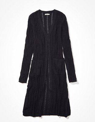 AE Extra Long Knit Cardigan