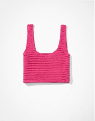 AE Cropped Knit Tank Top