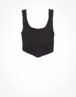 AE Cropped Sweater Tank Top