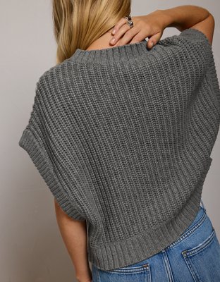 AE77 Shaker Stitch Sweater Vest