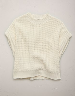 AE77 Shaker Stitch Sweater Vest