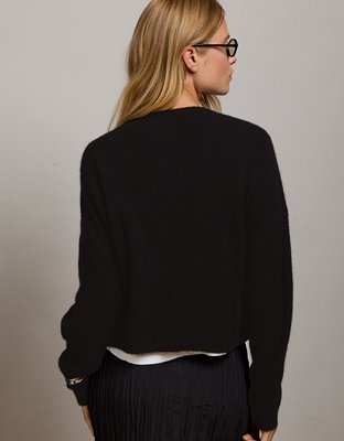 AE77 Cashmere-Blend Crew Neck Sweater