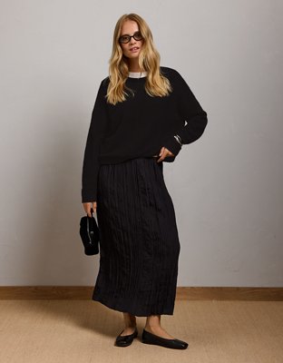 AE77 Cashmere-Blend Crew Neck Sweater