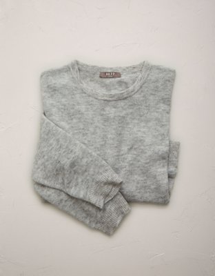 AE77 Cashmere-Blend Crew Neck Sweater