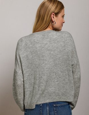 AE77 Cashmere-Blend Crew Neck Sweater