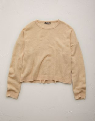 AE77 Cashmere-Blend Crew Neck Sweater