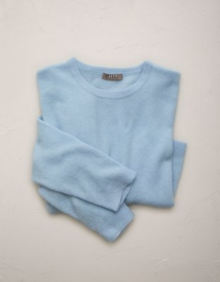 AE77 Cashmere-Blend Crew Neck Sweater