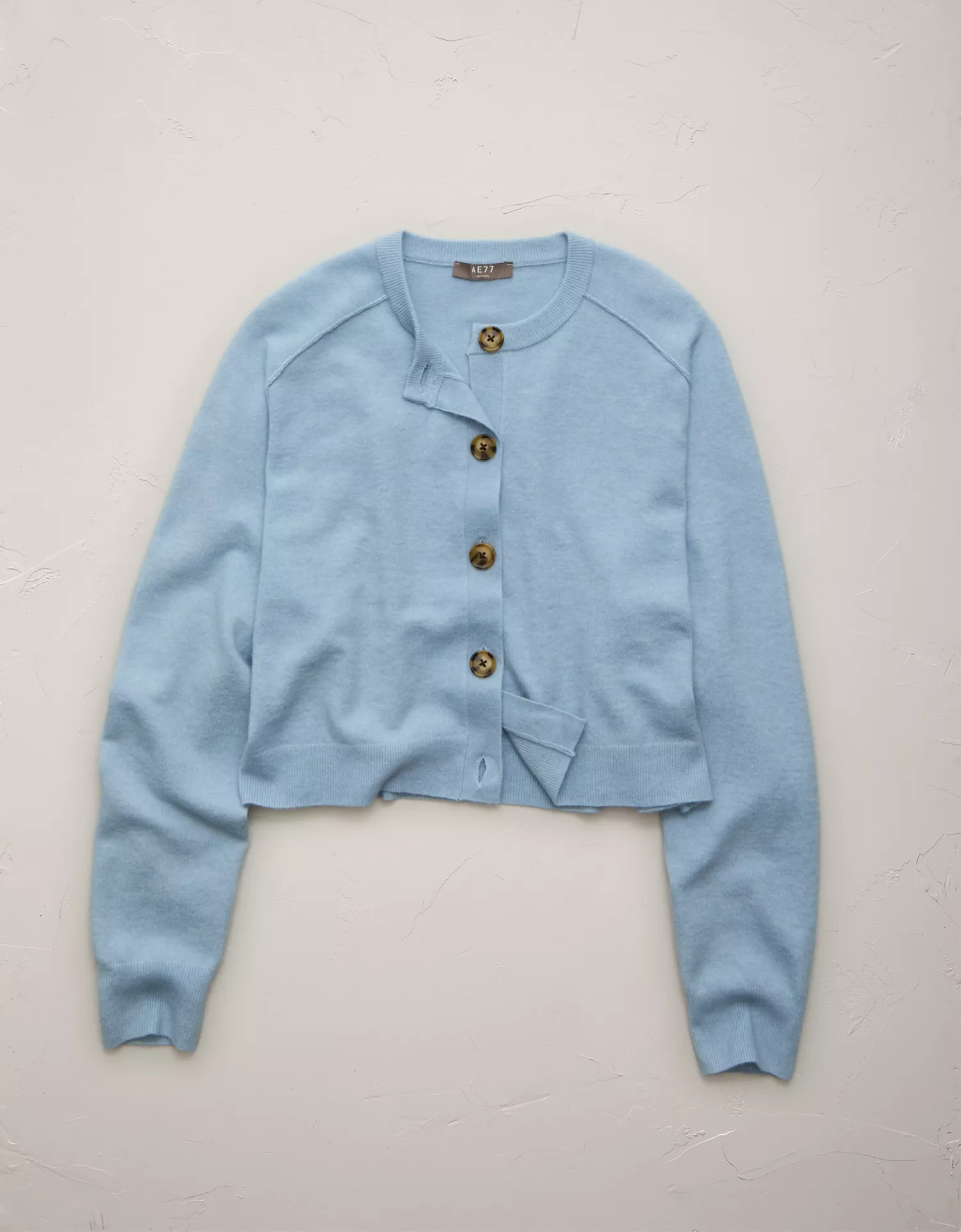 AE77 Cashmere-Blend Button-Up Cardigan Sweater - thumbnail 9