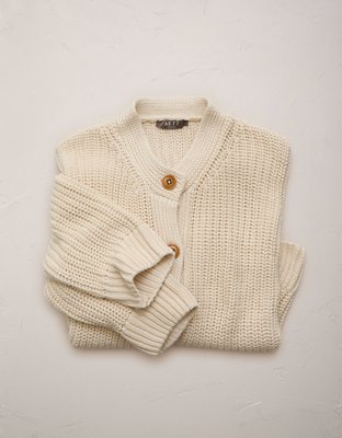 AE77 Crew Neck Cardigan