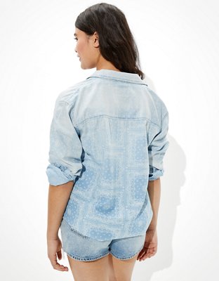 AE Oversized Button-Up Shirt