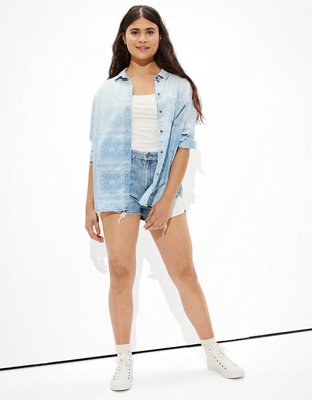 AE Oversized Button-Up Shirt