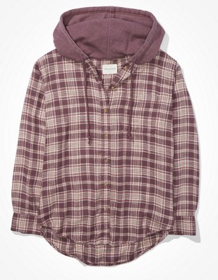 american eagle womens plaid shirt