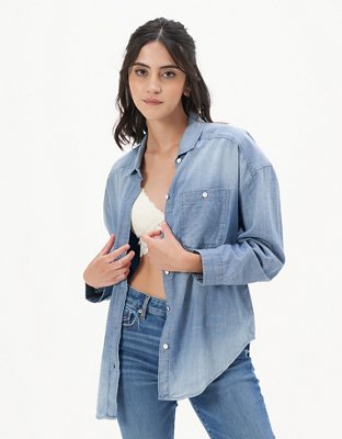 AE Denim Button-Up Shirt