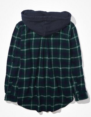 AE Cozy Cabin Oversized Hoodie Flannel