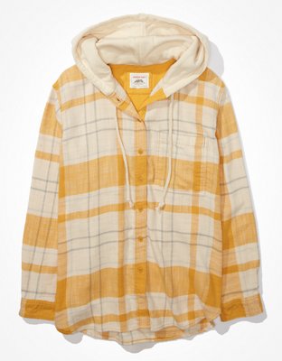 AE Cozy Cabin Oversized Hoodie Flannel