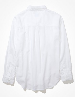 AE Oversized Oxford Button-Up Shirt