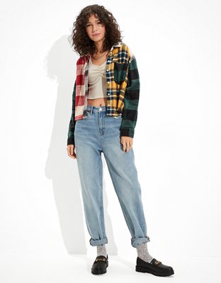 AE Cozy Cabin Cropped Flannel